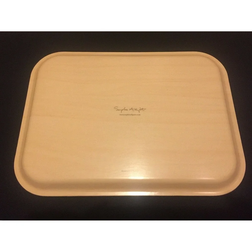 New Sophie Allport Olive Branch Birchwood Tray Made‎ in Sweden